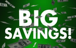Big Savings - Low energy consumption
