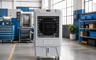¿El aire acondicionado fijo no es viable en tu nave industrial? Descubre cuándo usar aire acondicionado portátil profesional, climatización evaporativa o ventilación industrial.