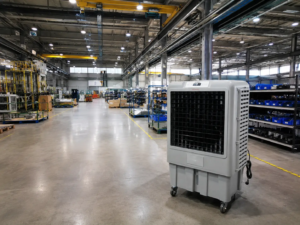 Climatización de nave industrial en verano