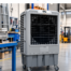 Climatizador evaporativo industrial portatil en una nave