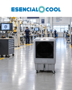 Cómo limpiar y preparar un climatizador evaporativo industrial al terminar el verano: paneles, bomba, cal, depósito, secado y almacenamiento