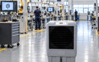 Cómo limpiar y preparar un climatizador evaporativo industrial al terminar el verano: paneles, bomba, cal, depósito, secado y almacenamiento