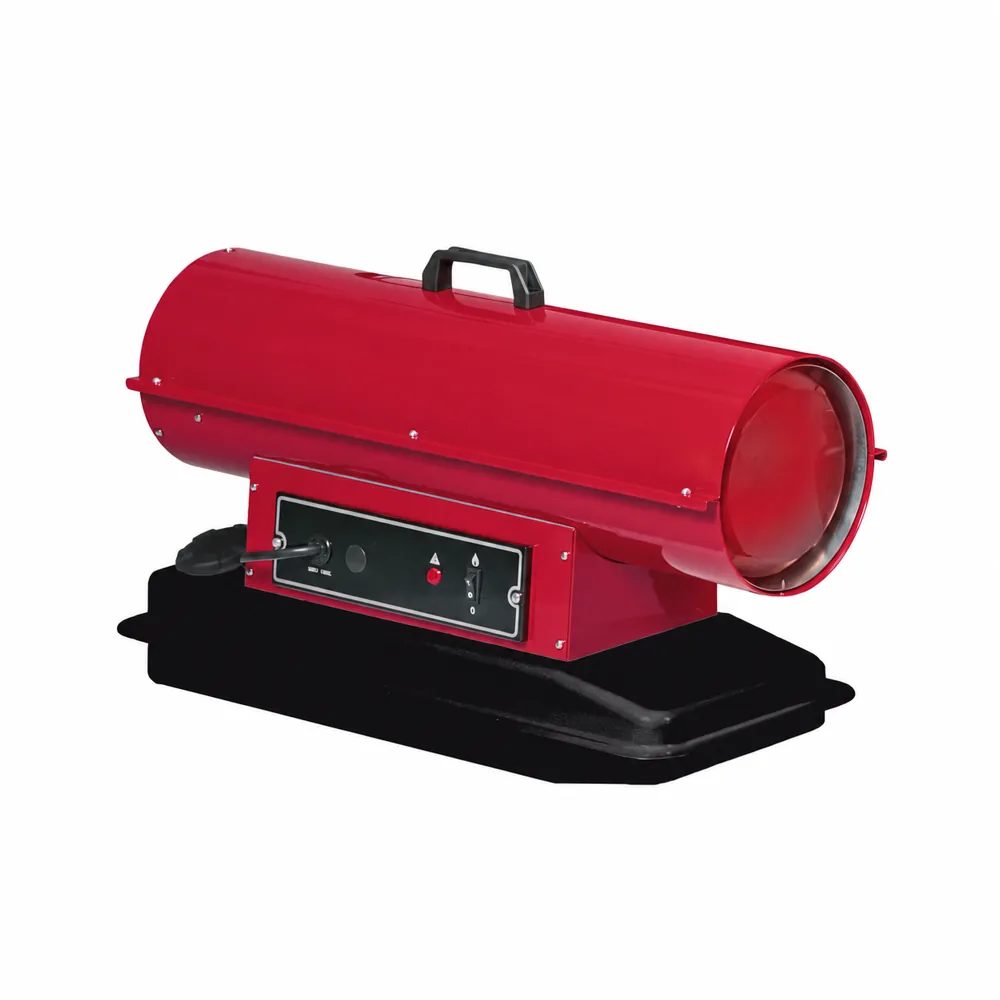 Generador JETZ GE 20. Carcasa tubular roja con asa superior negra, panel de mandos frontal y depósito inferior negro sin ruedas.